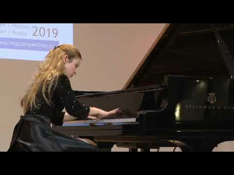 2nd round Elina Valieva (last competition) 1st International Russian Music Piano Competition, Ryazan