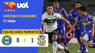 CORITIBA PERDE PARA O SÃO JOSEENSE E SEABRA TEM 1º REVÉS NA TEMPORADA; MELHORES MOMENTOS
