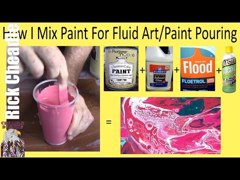 115. How To Mix? Paint Pouring MIXING Video Showing The Exact Fluidity Used In My Pours