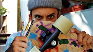 Customizing my SKATEBOARD!!