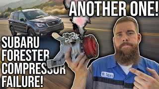 Another Subaru Forester With A FAILED Valeo A/C Compressor! Let's Fix It FAST!