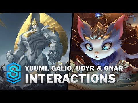 Yuumi, Udyr, Galio and Gnar - Card Special Interactions | Legends of Runeterra