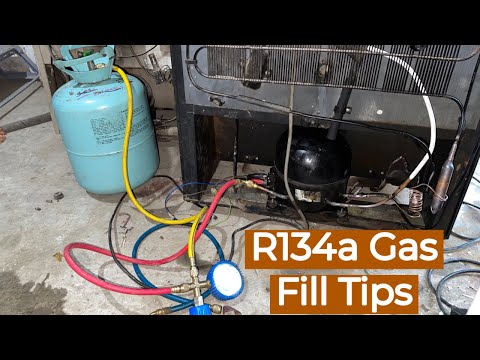 Best And Easy Way Gas Charg in Refrigerator R134a in Hindi/Urdu