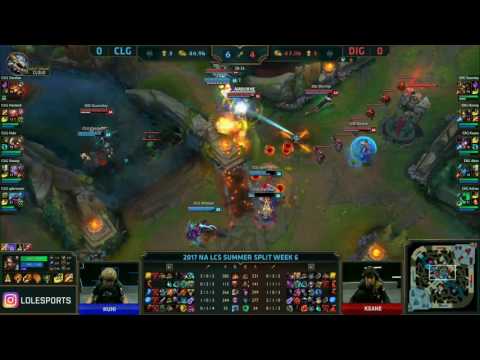 [NA LCS][Summer][2017]CLG vs DIG Highlights Game 1