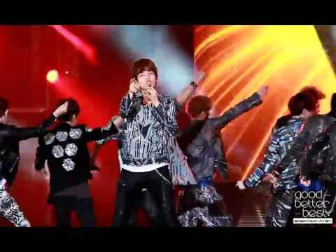 120825 Yeosu EXPO Korea-China Festival Mama Baekhyun fancam