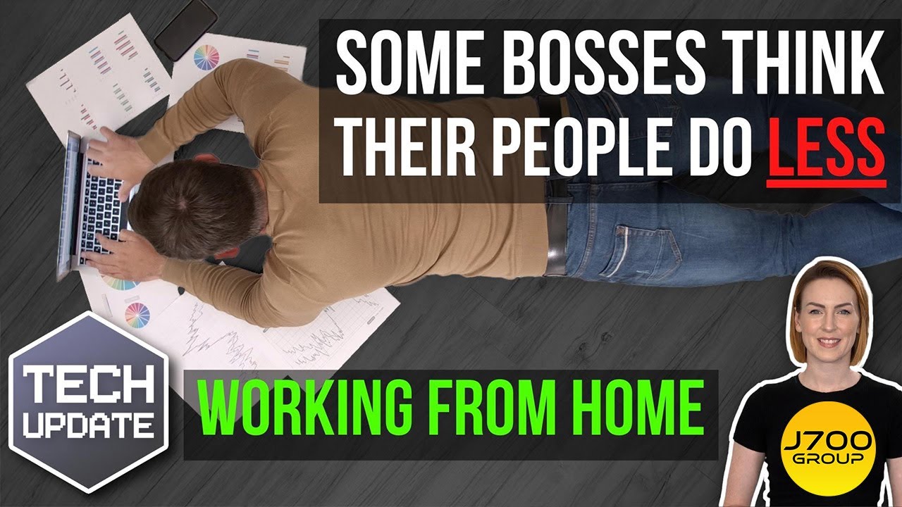 Some bosses think their people do less working from home