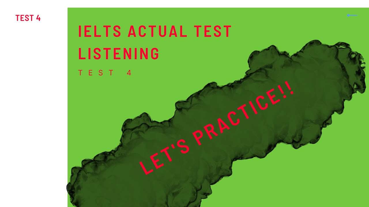 IELTS Listening Practice Test 4 with PDF