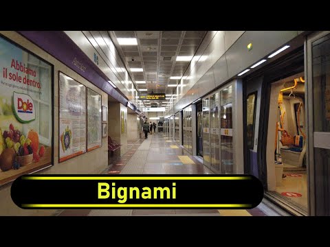 Metro Station Bignami - Milan 🇮🇹 - Walkthrough 🚶