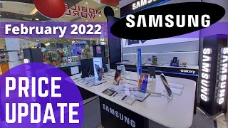SAMSUNG Price List Update February 2022 - A22 A32 A52s A72 S21 Z Fold3 Z Flip3 Galaxy Tab A8