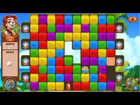 Lost Island Blast Adventure Level 48 - No Boosters