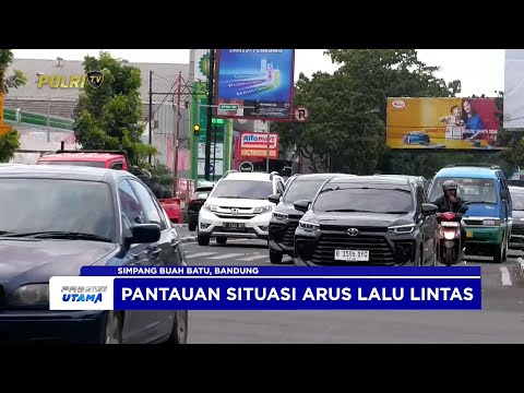 NTMC - PANTAUAN ARUS LALU LINTAS SORE DI SIMPANG BUAH BATU, BANDUNG