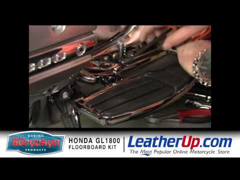 Kuryakyn Driver Floorboard Kit for 2001-2010 and 2012 Honda GL1800 Gold Wing Models at LeatherUp.com
