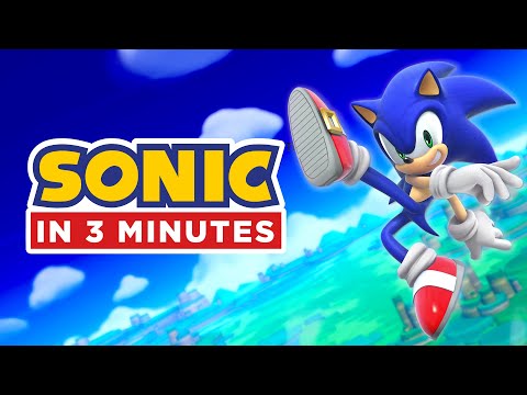 Entire Sonic Story in 3 Minutes (Sonic Animation)