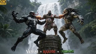 Download lagu VENOM vs KRATOS vs PREDATOR |  Divine Hunt – Full Movie 2025 mp3