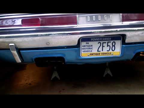 Accurate LTD Magnum Exhaust on my 1970 Challenger R/T SE 1