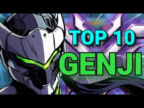 Top 10 Genji DESTROYS Top 500 Players!!! (Overwatch 2)