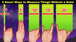 5 Smart Ways to Measure Things Without a Ruler | How To | Learn Tricks