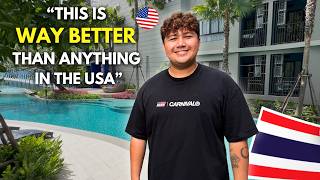 He left California to live in Phuket Thailand | $500 MONTH Condo tour