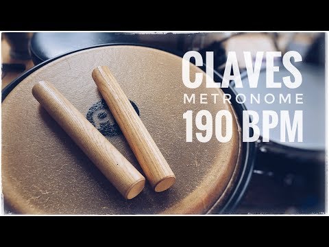 190 BPM | Straight Clave | Metronome