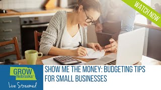 Show Me the Money: Budgeting Tips for Small Businesses Webinar Recording