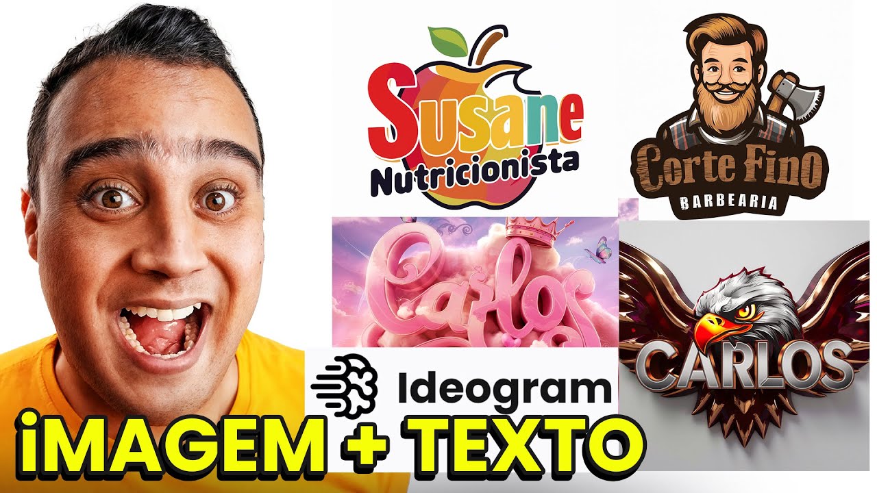 IDEOGRAM para INICIANTES, Criar Imagem com Texto, Logo, Logotipo e muito mais, IA para criar imagem