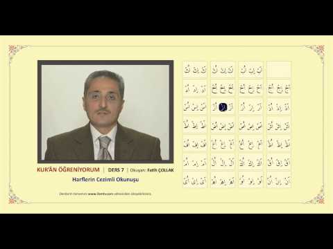 Learning the Quran 7 - Pronouncing Letters Pronounced (Fatih Çollak)