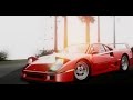1989 Ferrari F40 (EU-Spec) для GTA San Andreas видео 1
