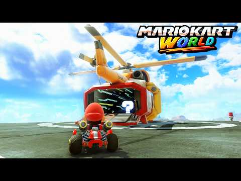 How to Steal a Helicopter in Mario Kart World?