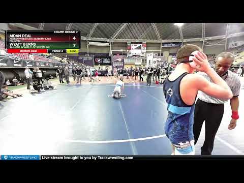 119 Lbs Champ. Round 2 - Aidan Deal, Askren Wrestling Academy Lake Country Vs Wyatt Burns, Simmons