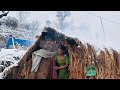 Best Life in The Himalayan Village During Winter | Documentary Video Snowfall Time |