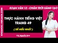Soạn bài Thực hành tiếng Việt trang 49 Ngữ văn 12 Chân trời sáng tạo