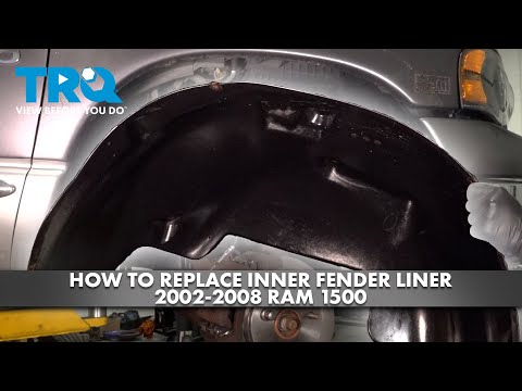 How to Replace Inner Fender Liner 2002-2008 Ram 1500