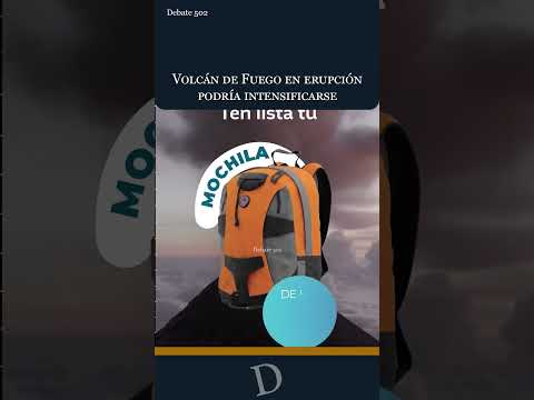 Volcán de Fuego en erupción, podría intensificarse