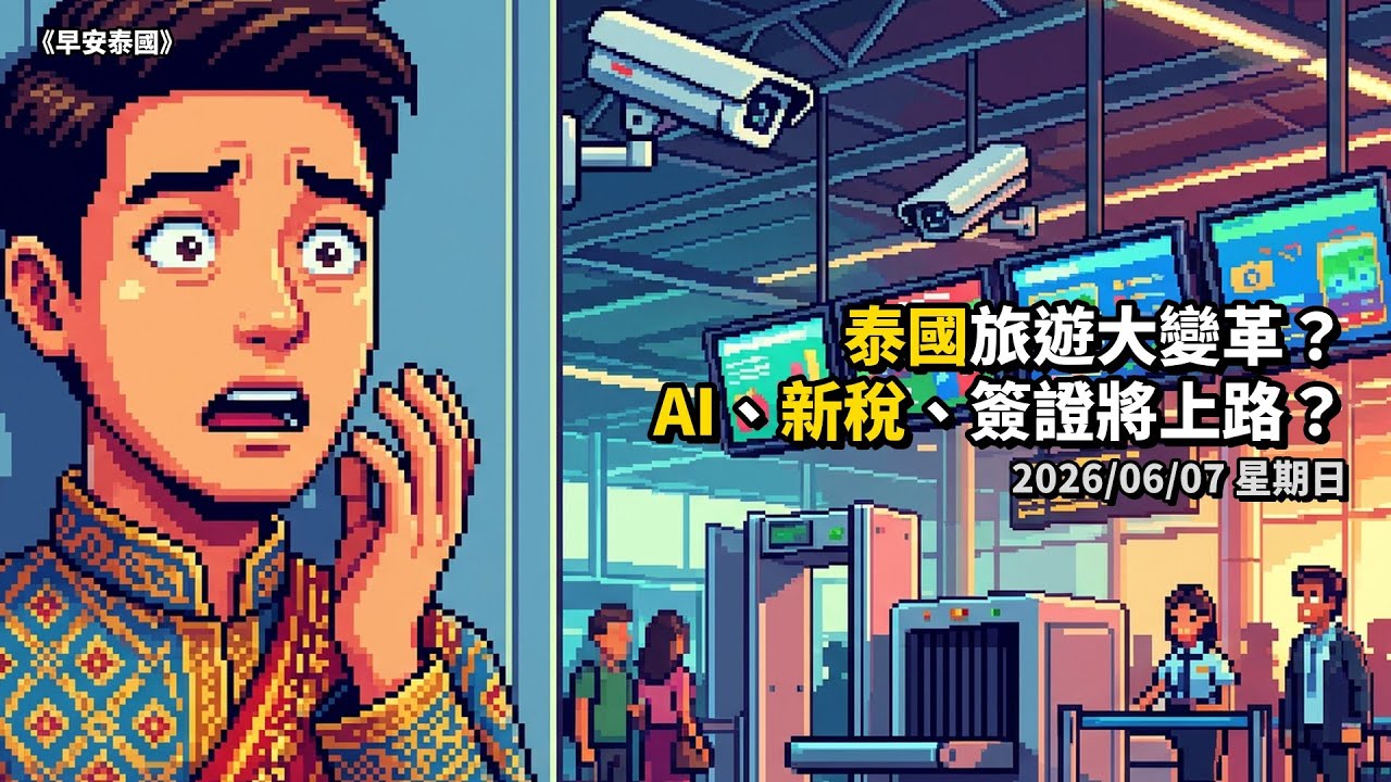 泰國旅遊大變革！AI臉部辨識、警察隨身攝影機、新旅遊稅、簽證調整將上路 episode artwork
