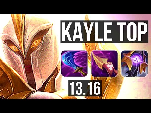 KAYLE vs NASUS (TOP) | 8 solo kills, Legendary, 12/2/2, 400+ games | KR Diamond | 13.16