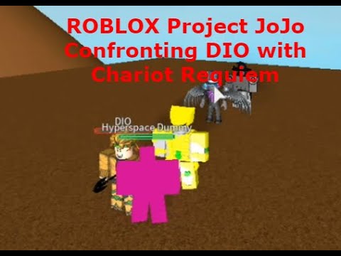 Defeating DIO with Chariot Requiem | ROBLOX Project JoJo
