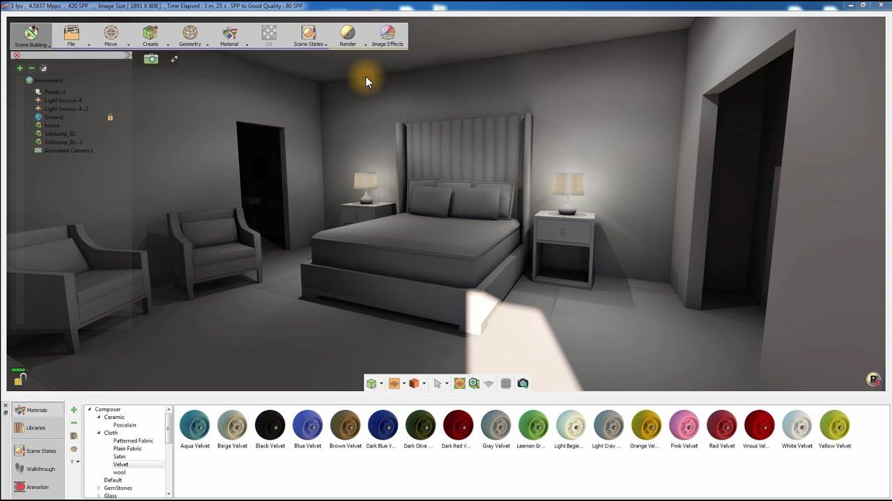 SimLab Composer Architectural series (rendering output tutorial)