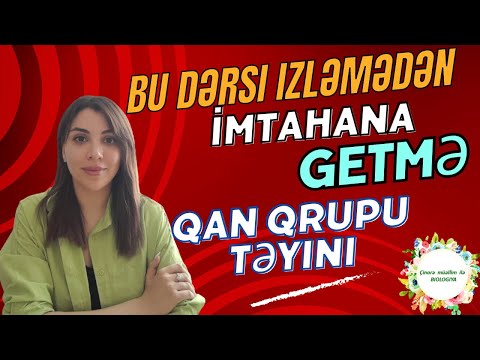 Qan qruplarının təyini