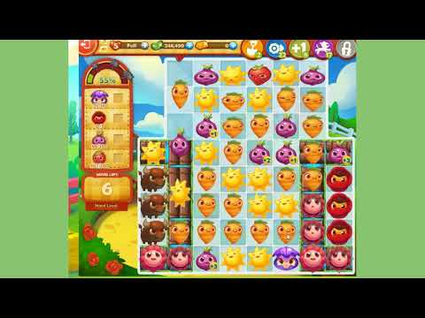 Farm Heroes Saga Level 1723 no Companion 1 Star 3 Shovels