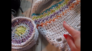 Pine Notes~Week2~Tale of a Frog "Not so Granny-Granny Square"CAL