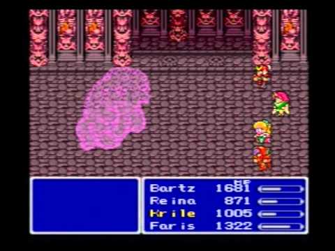 Final Fantasy V Walkthough part 21: Ex-Death's Castle