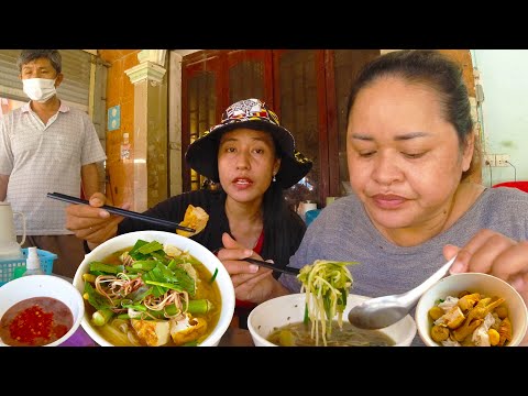Breakfast With My Sister -  Num Banhjok Sraos - Fish Noodle Soup  -Vietnamese Food