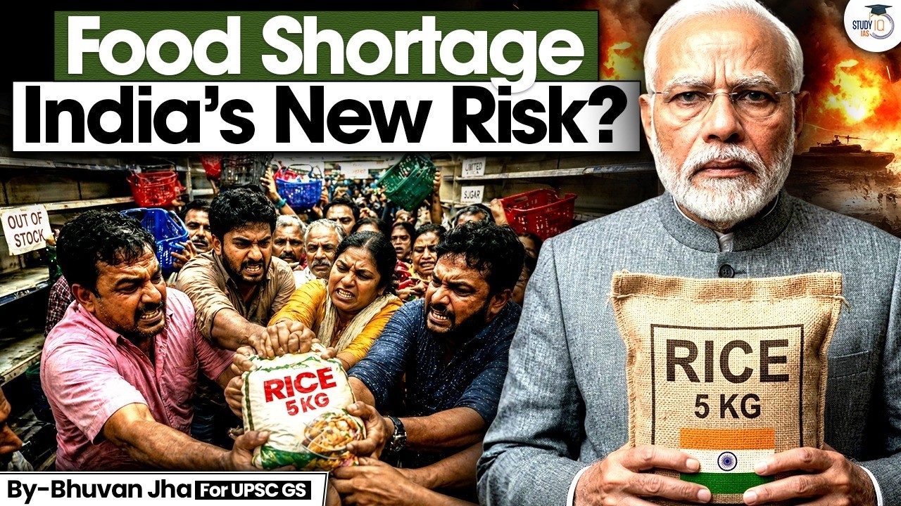 How Iran - Israel War could Trigger Food Crisis in India? | UPSC | StudyIQ IAS