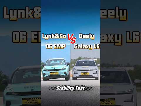 Thumbnail for Lynk&Co 06 EMP VS Geely Galaxy L6 Moosetest #geely #moosetest  #lynkco by Geely Galaxy