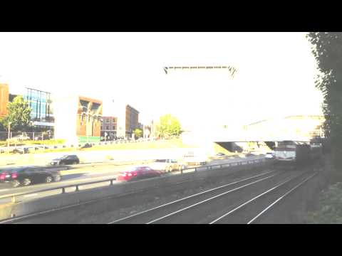 Worcester Train Coming West Out of Boston