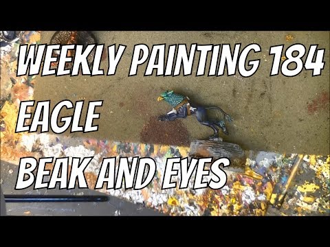 Weekly Painting 184: Eagle Beak and Eyes