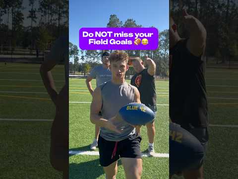 Do NOT miss your Field Goals🏈😂 #game #football #sports #funny #fieldgoals