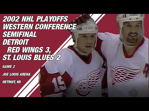 2002 Western Conference Semifinal Game 2: Detroit Red Wings 3, St. Louis Blues 2 (PARTIAL GAME)