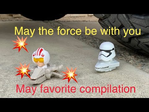 Crushing Crunchy and Soft things by car! Experiment tire crush vs The Month of May!