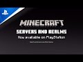 Minecraft - Servers and Realms Launch Trailer | PS4